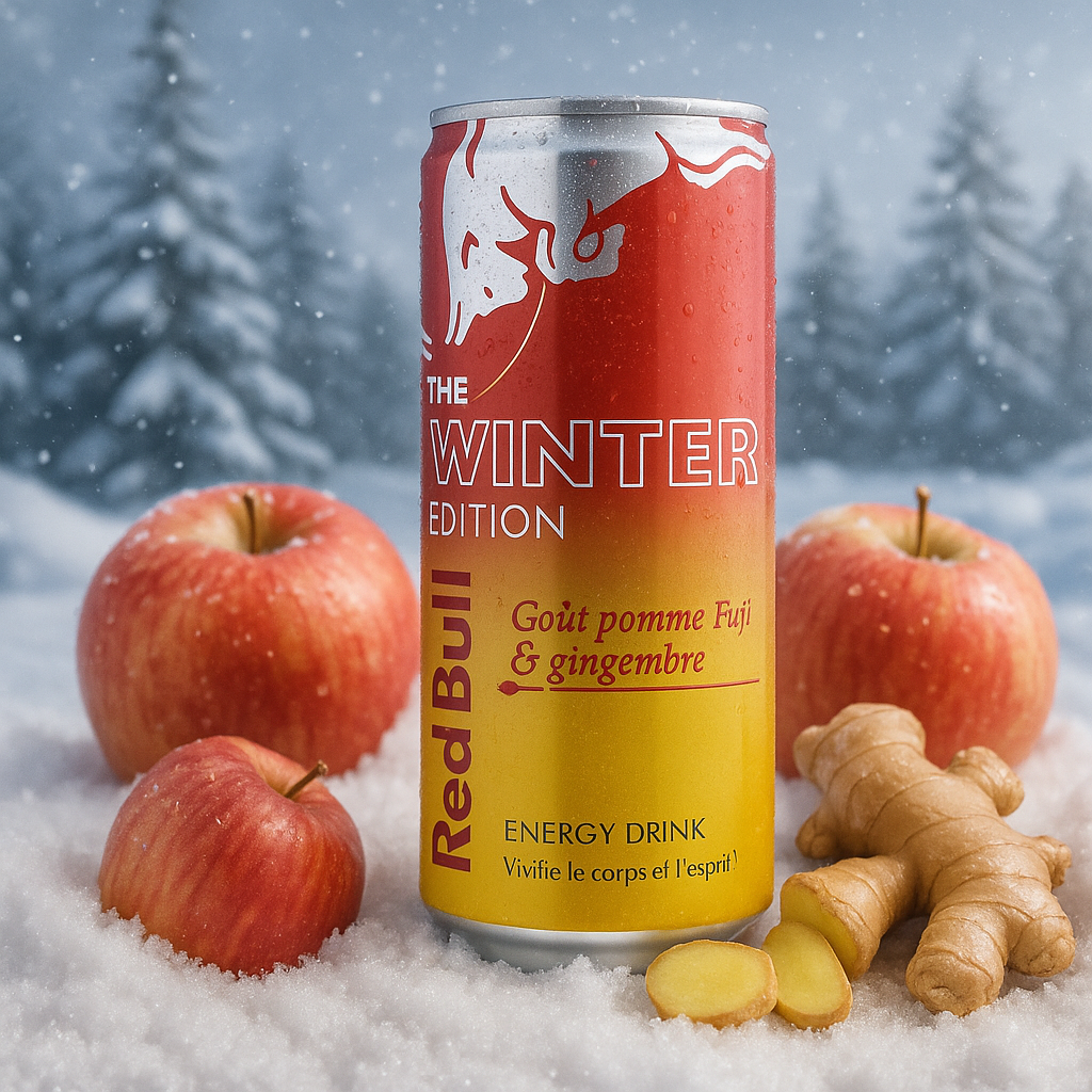 Red Bull Winter Edition Pomme Fuji Gingembre 25cl (x1)