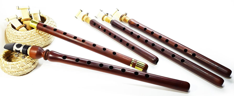Thumbnail: Key A & G  - TWO (2) DUDUK SET with 4 Reeds Master Simon