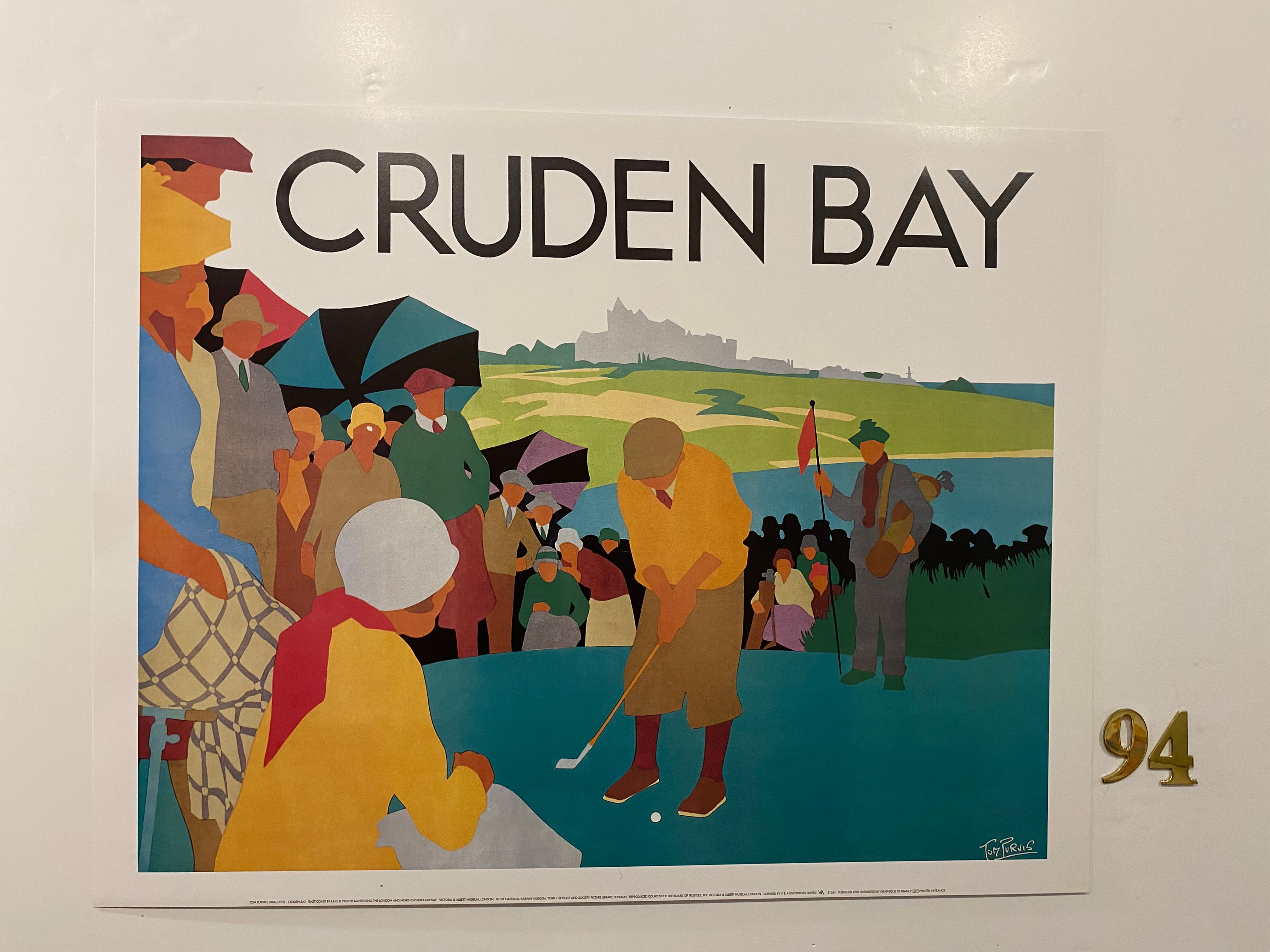 Plakát Cruden bay golf 70x56cm