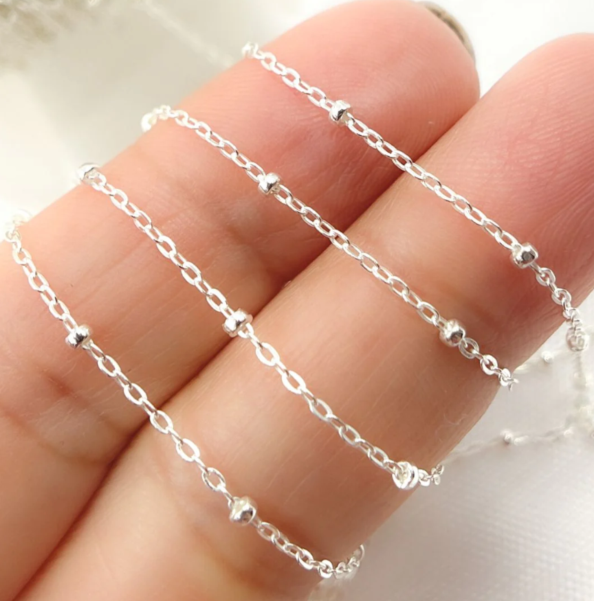 925 sterling white silver chains