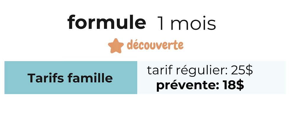 tarif famille 1 cell