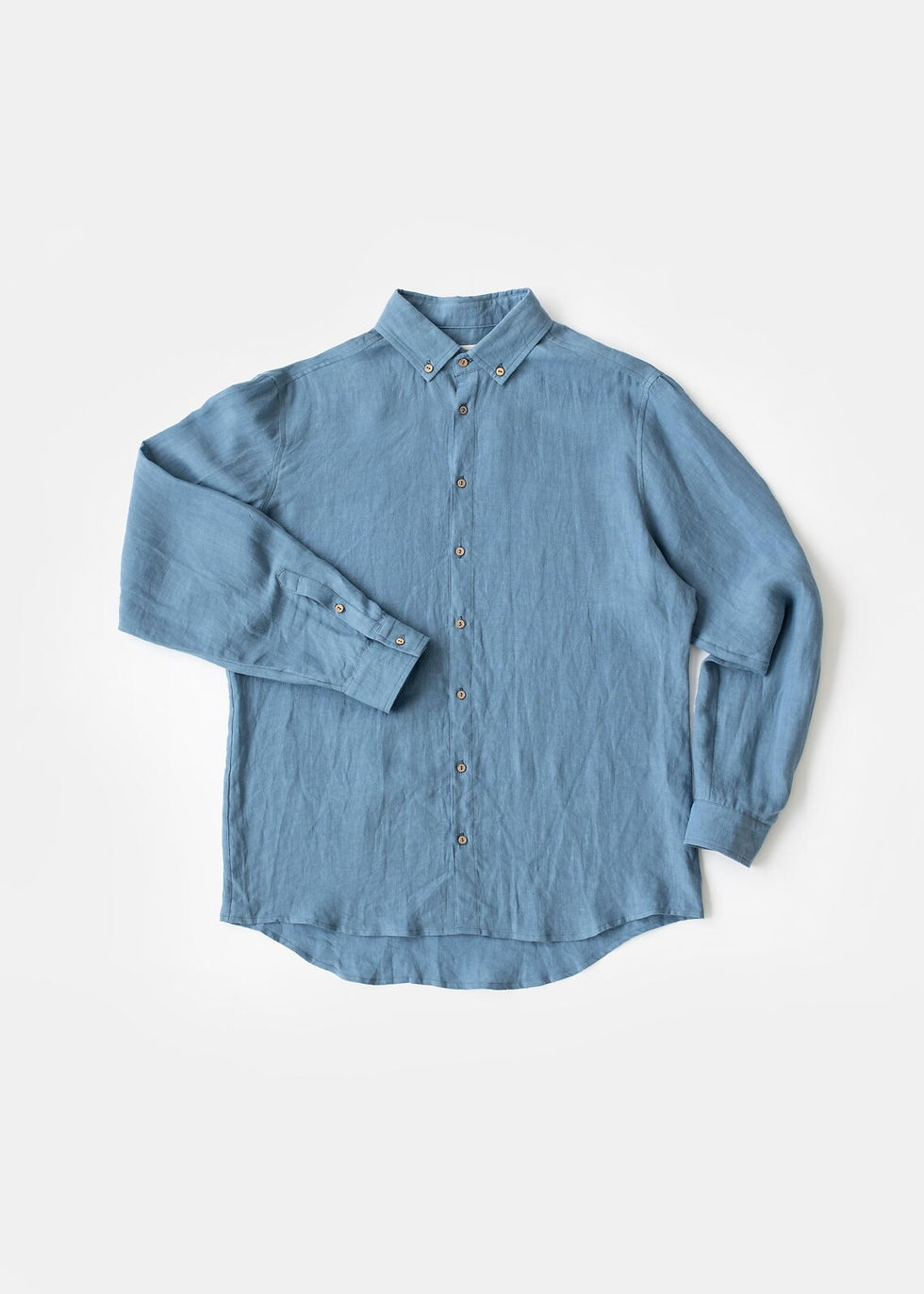 Thumbnail: Men's Long-Sleeve Linen Shirt