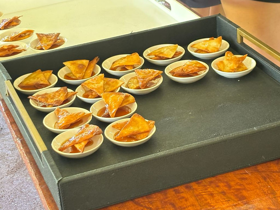 Homemade tortillas and fresh sugar cane syrup. It was delish and so authentic!