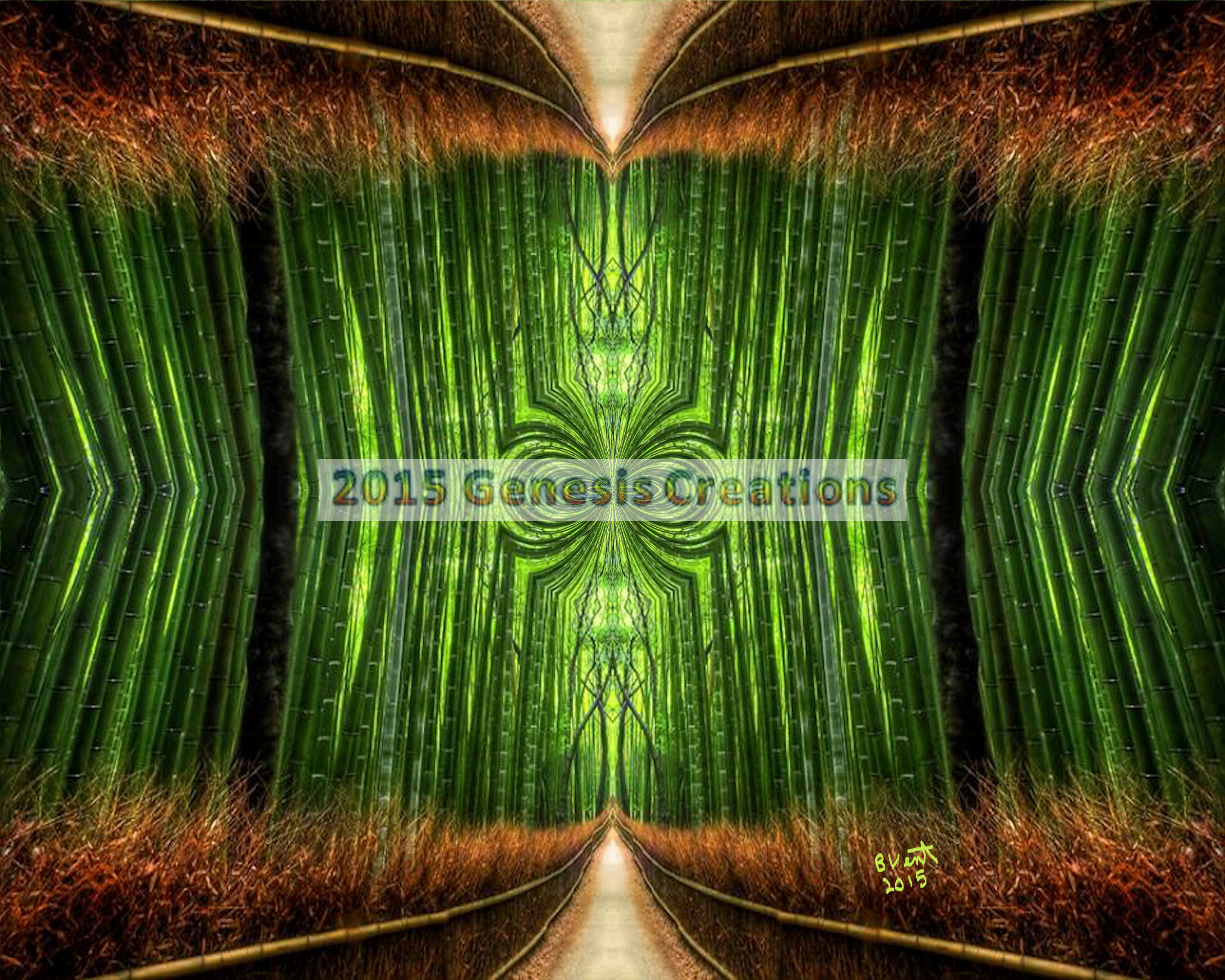 Emerald Path signed by Bonnie Vent