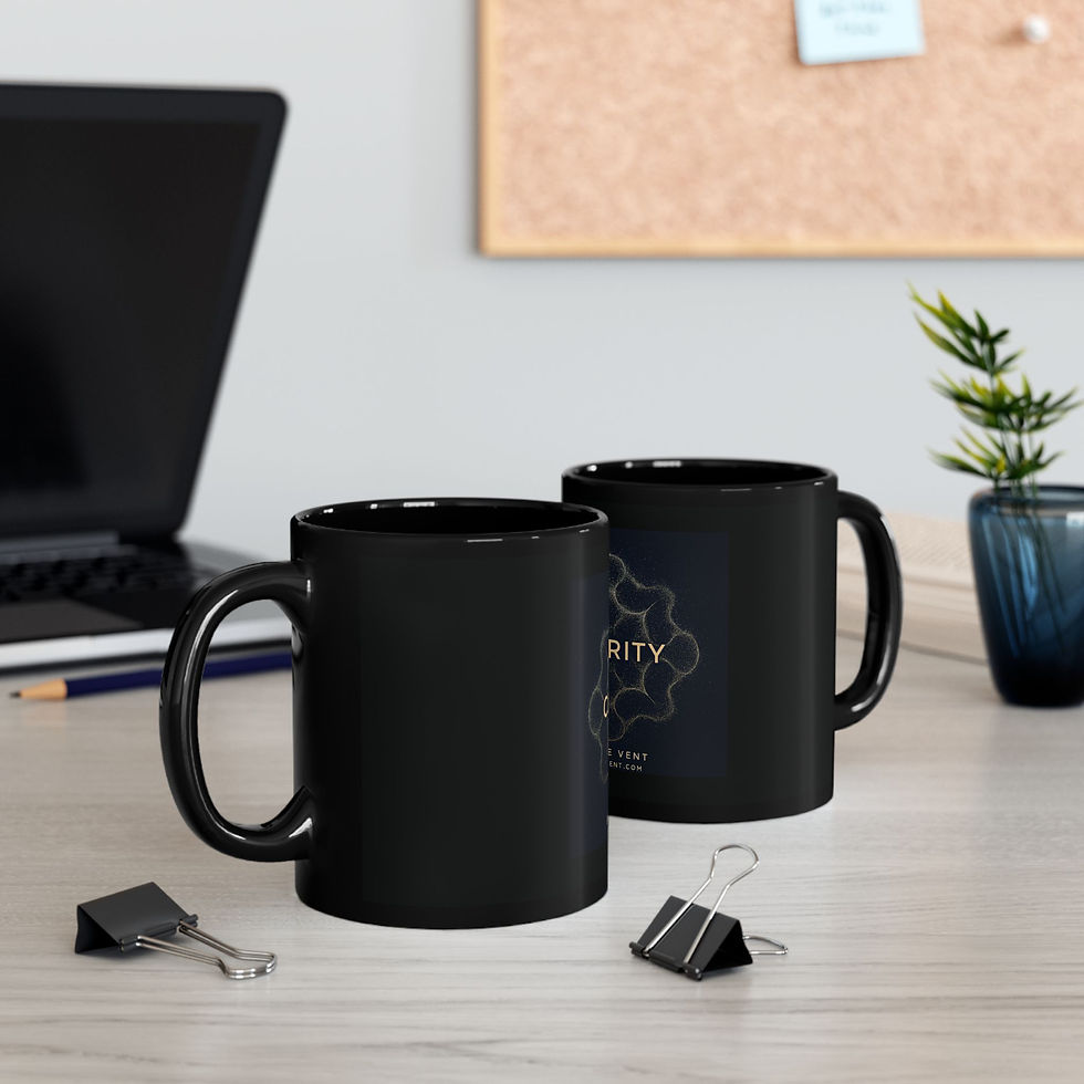 Thumbnail: Clarity Sacred Geometry Mug – Intentional Art by Bonnie Vent