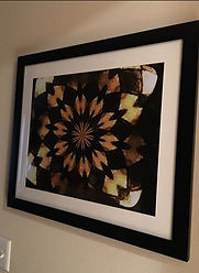 Golden Flowers Mandala