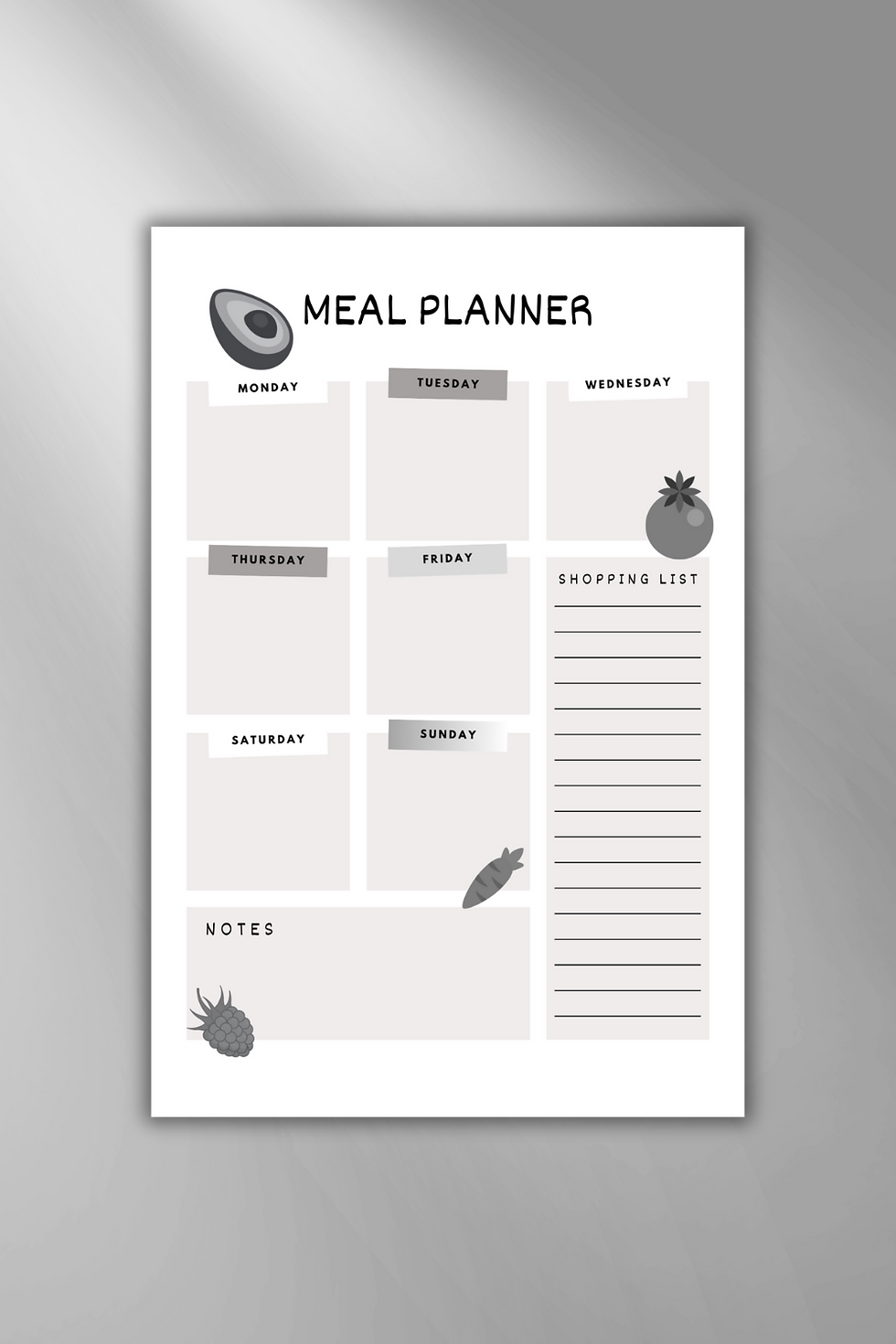 Thumbnail: Meal Planner Journal