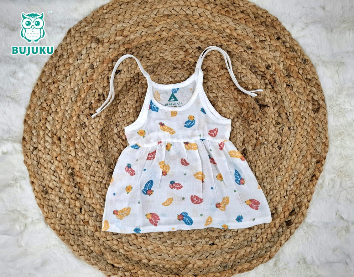 Muslin Knot Frock - Blurangy - 100% Cotton