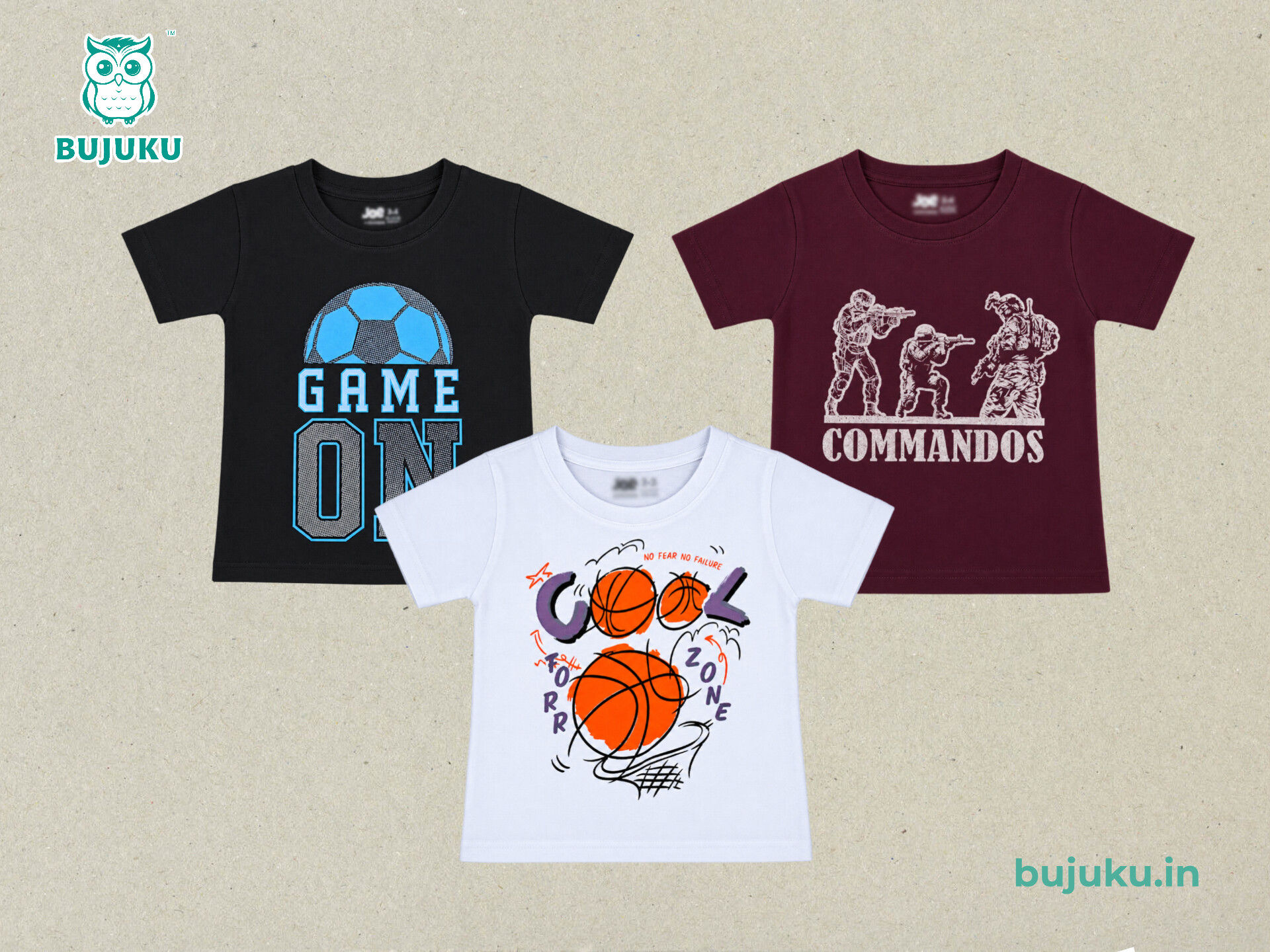 Half Sleeve T-Shirt Combo - Pack of 3