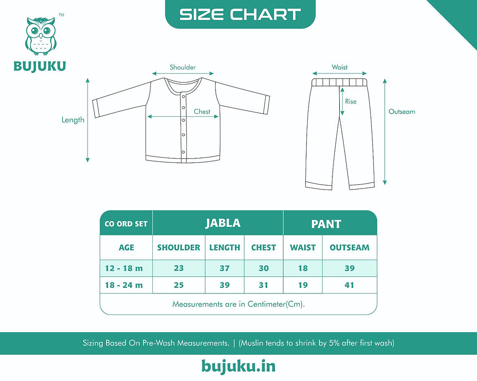 Thumbnail: Muslin Full Sleeve Night Suit / Pyjama Set - 100% Cotton - Owly