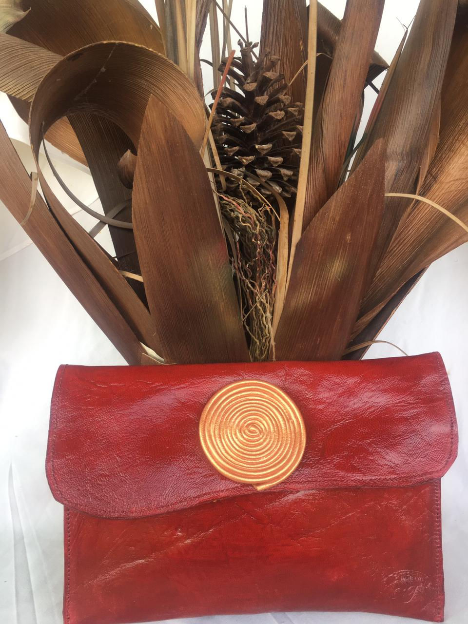 Tiola Clutch - Burgundy