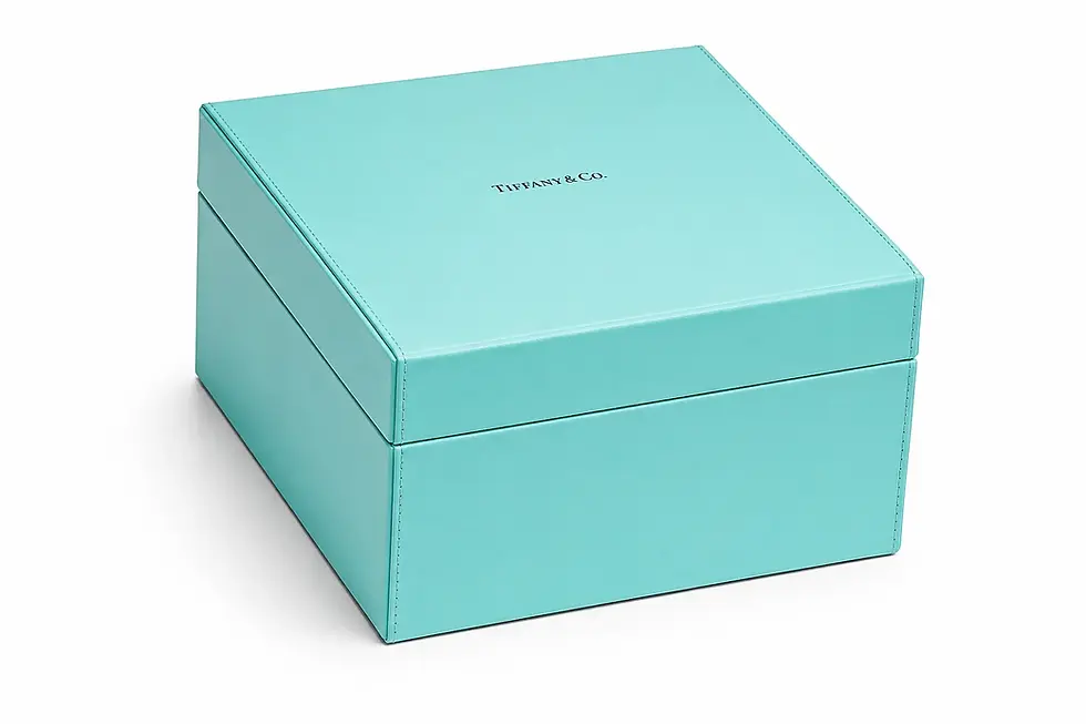 Packaging icónico de Tiffany an Co.