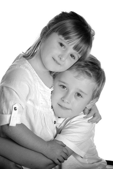 Children and Newborn Portraiture, Black and White Photography in Hay-on-Wye, Brecon Beacons, Wales.
