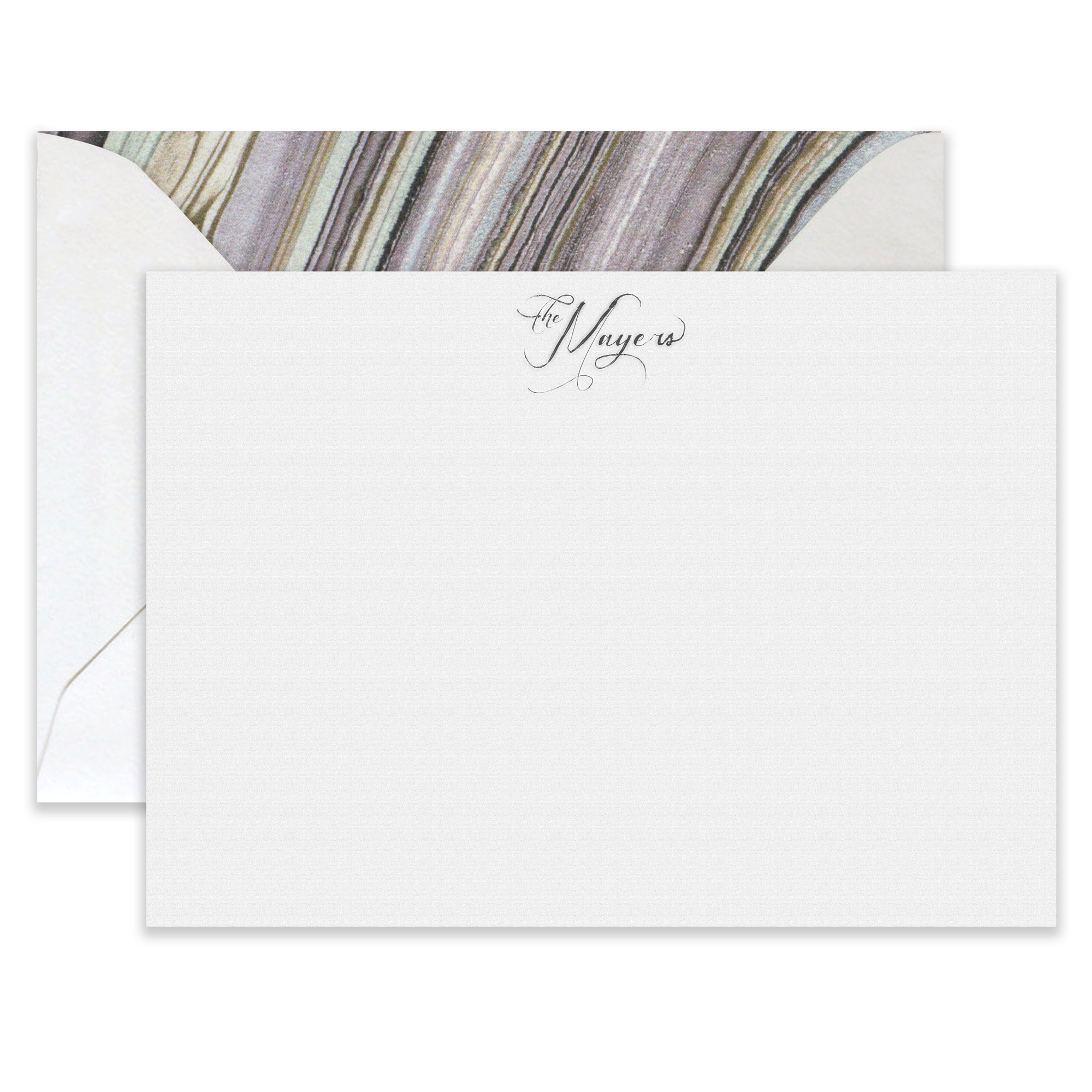 Flat Printed Perry Card