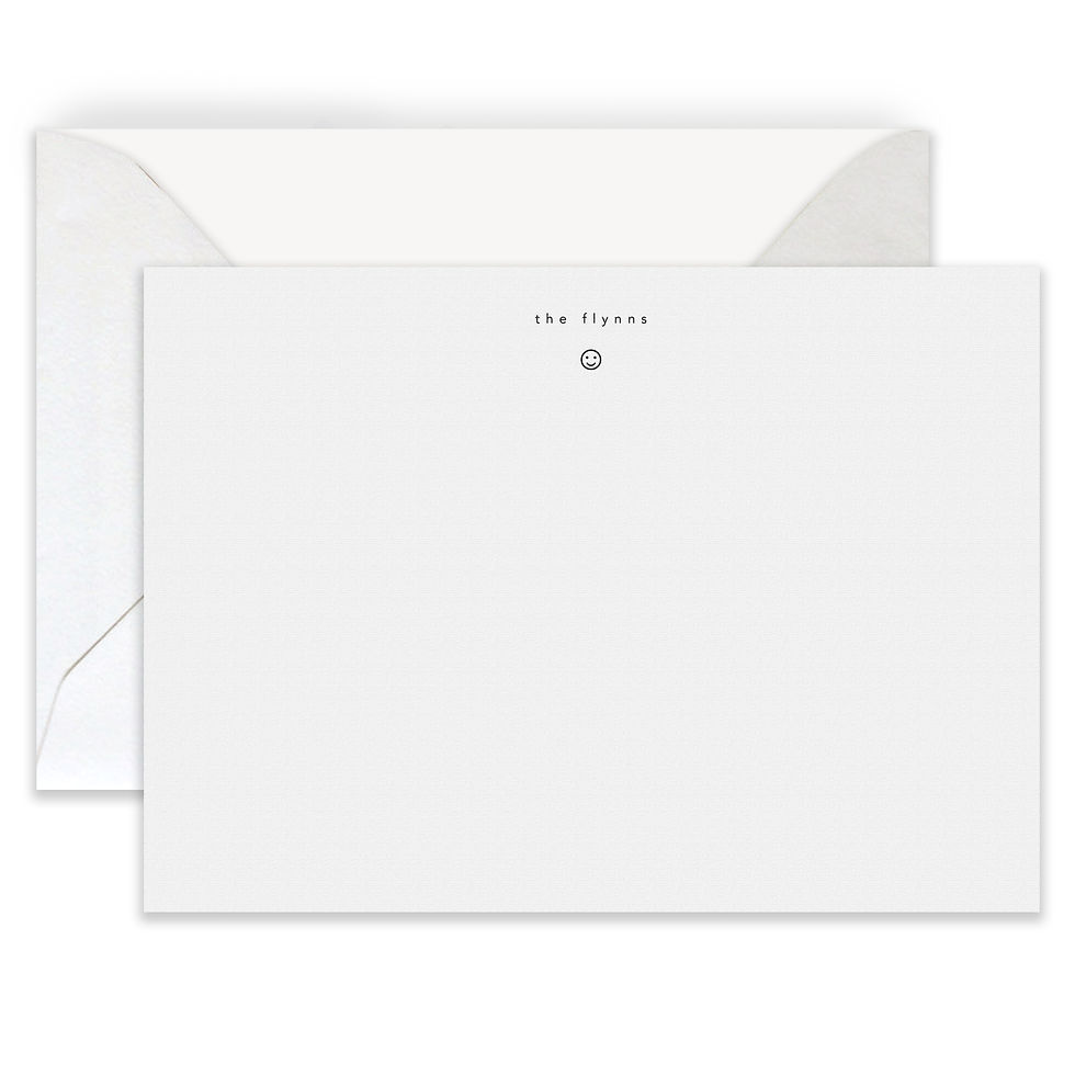 Thumbnail: Letterpress Smiley Card