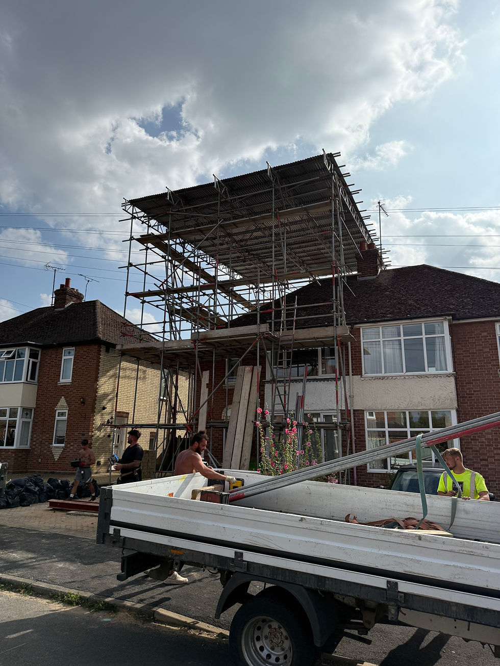 Scaffolders in Cambridge. Scaffolding completed in Cambridge (113).jpg