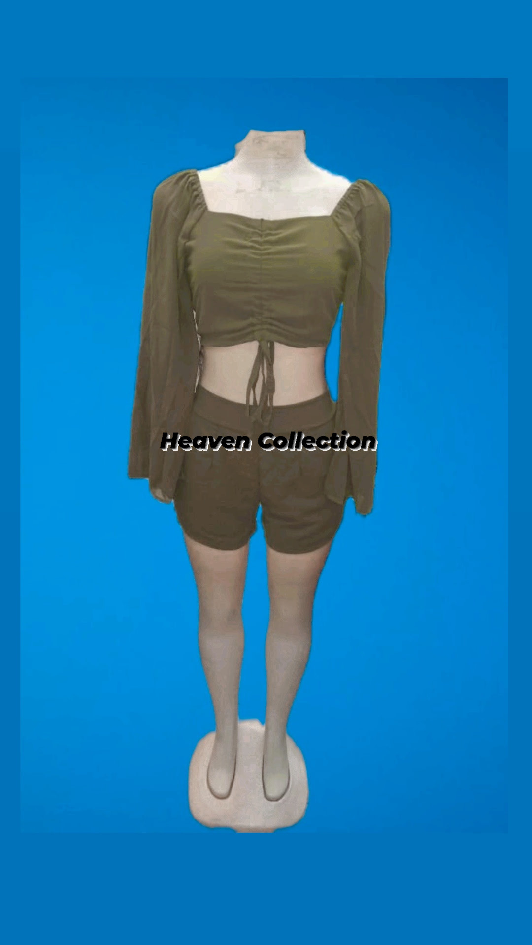 2 piece blouse and short