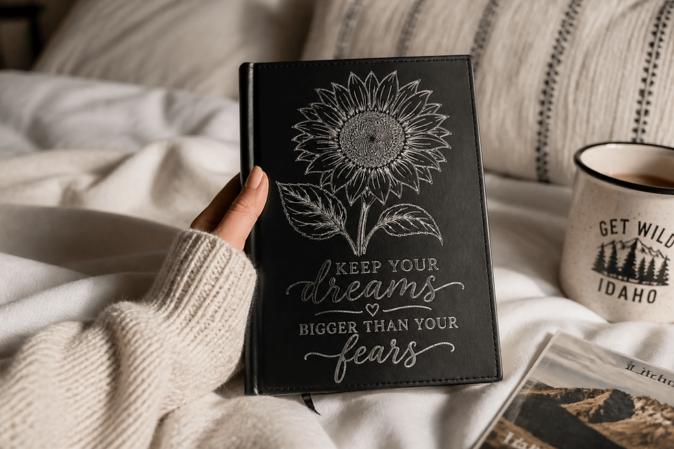 Thumbnail: Engraved Leather Journal