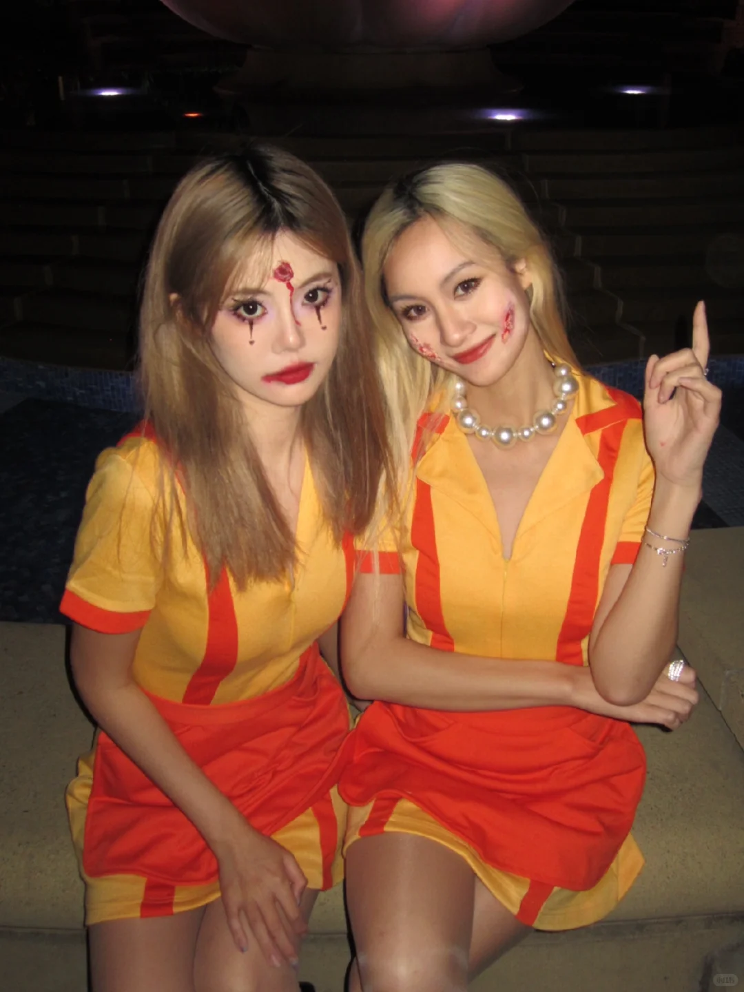 Halloween Cos Dress Women'S Dress Movie Bankruptcy Sisters Cosplay Bar Work Dres