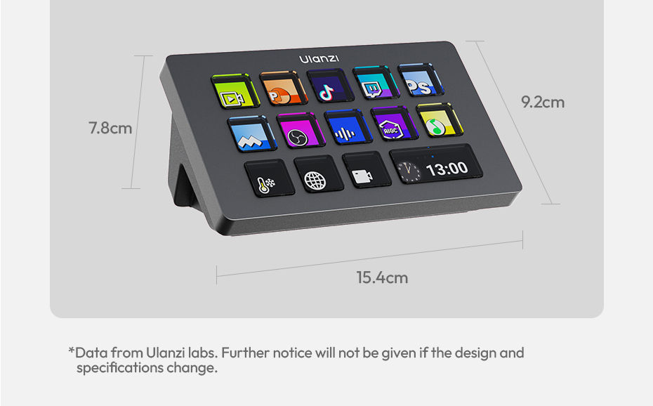 Thumbnail: Ulanzi D200/D200X/D100H Production Console and Studio Controller for Gaming/Offi