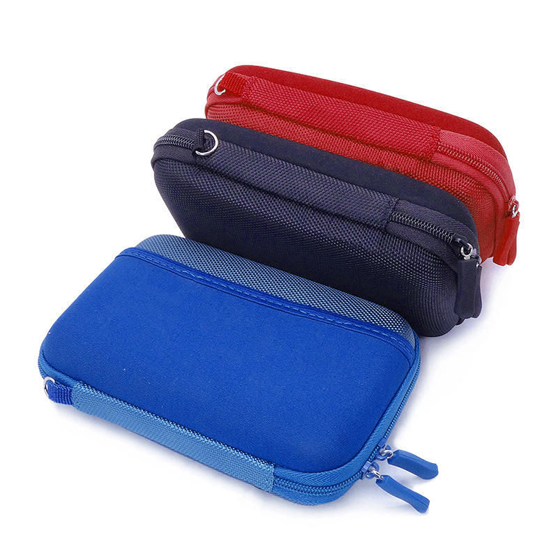 Portable Hard Drive and Power Bank Storage Bag Shockproof Protective Case for El