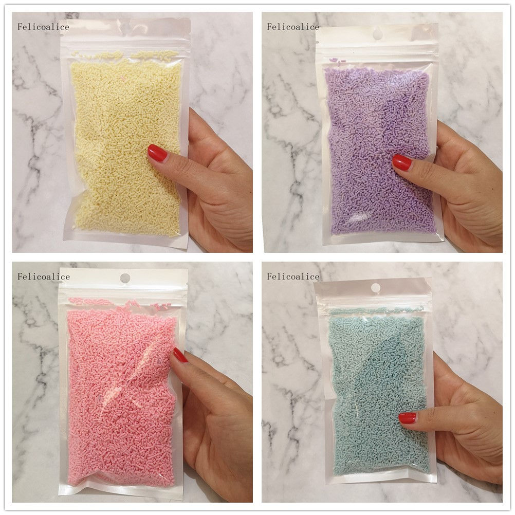 50g Fake Candy Sweets Sugar Polymer Clay Sprinkles Decorations DIY Slime Filling