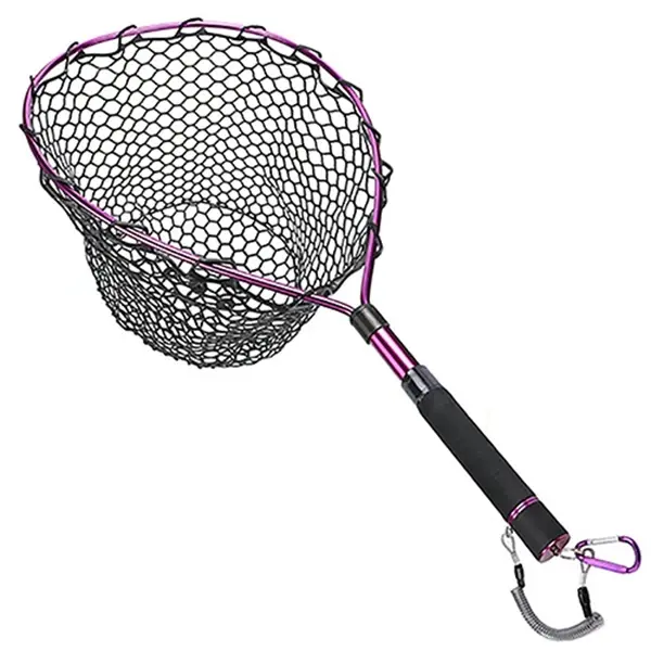 Goture Fishing Tools Fly Fishing Landing Net Folding Portable Aluminium Alloy Te