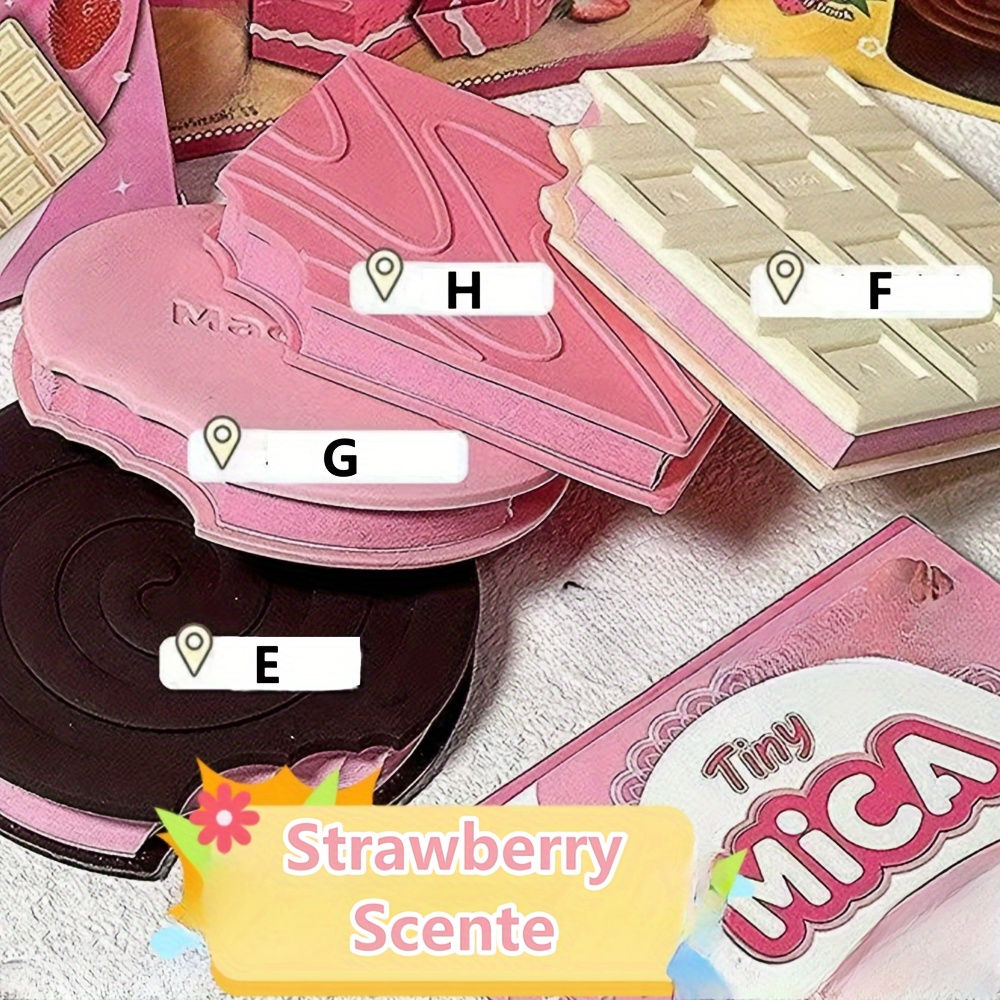 Scented Chocolate Cream Strawberry Flavored 80 Page Creative Pocket Notepads Coo