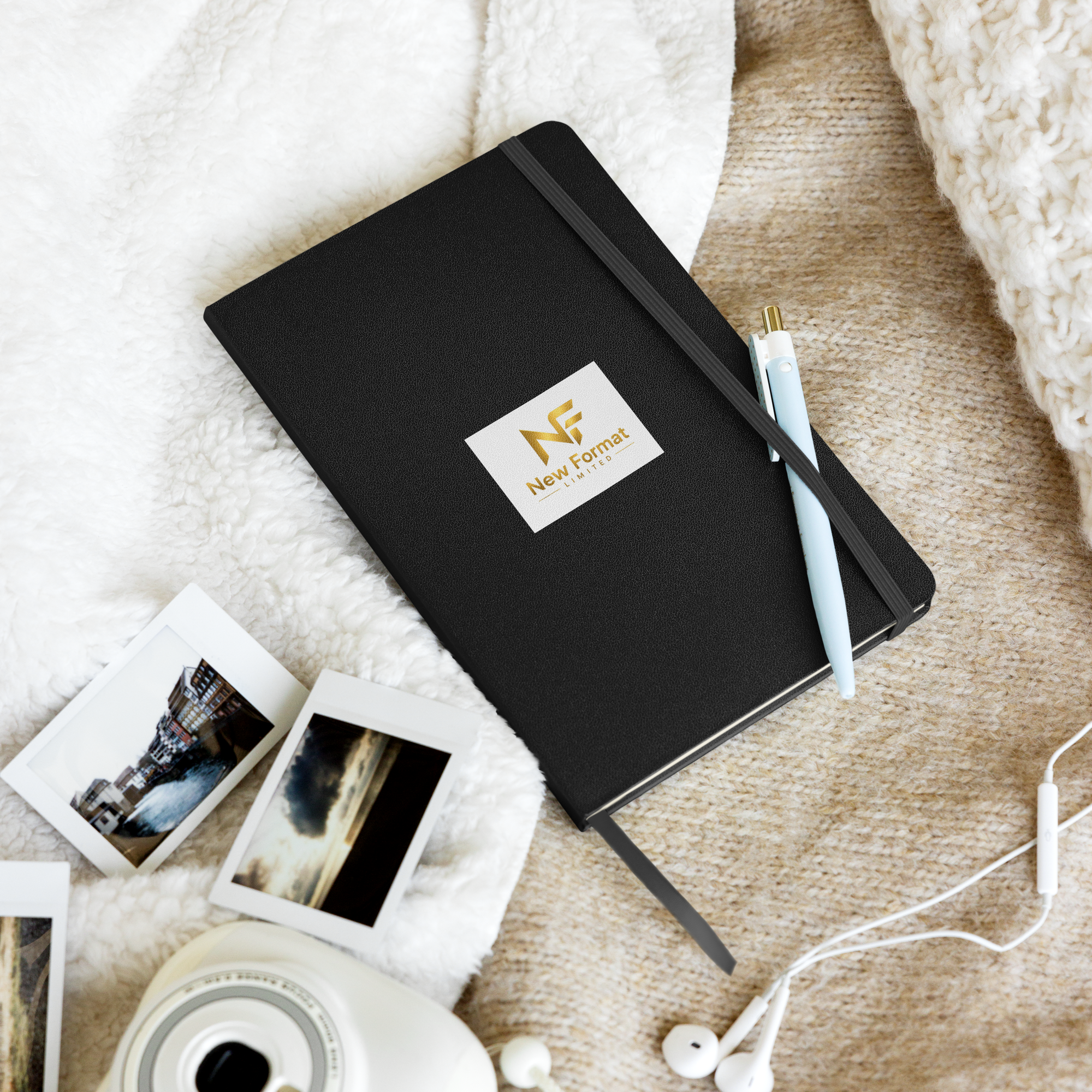 Hardcover bound notebook - New Format
