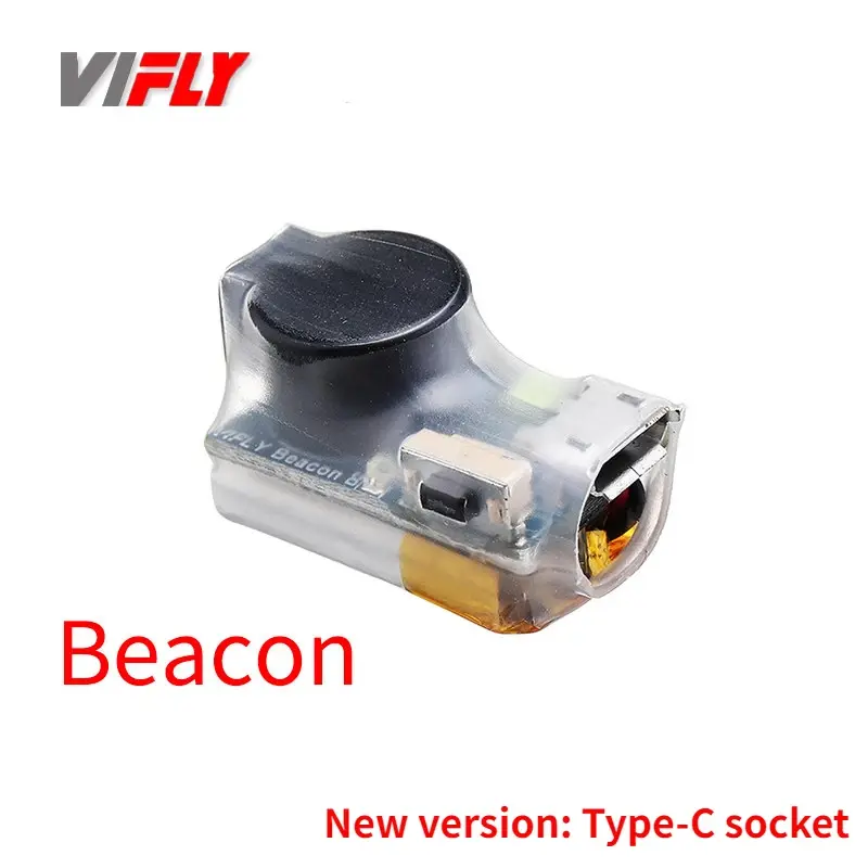 VIFLY Beacon Wireless Drone Buzzer Self-Powered Gyro LED 105DB for DJI Quads Any