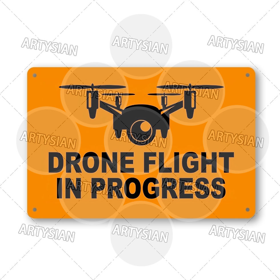 Thumbnail: Drone no-fly Zone Warning Sign Prohibition of Drone Operation No Unauthorized En