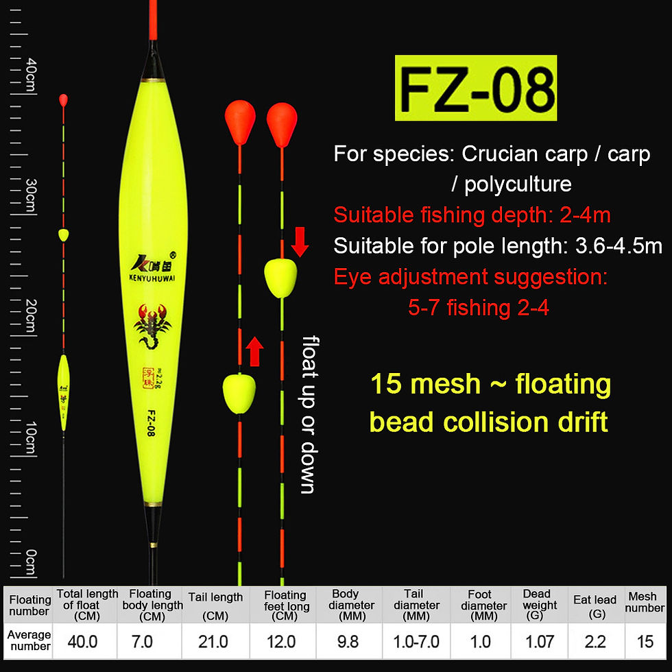 Thumbnail: Fishing Floats Eye-catching Floating Ball Slidding Composite Nano Buoy Moveable 
