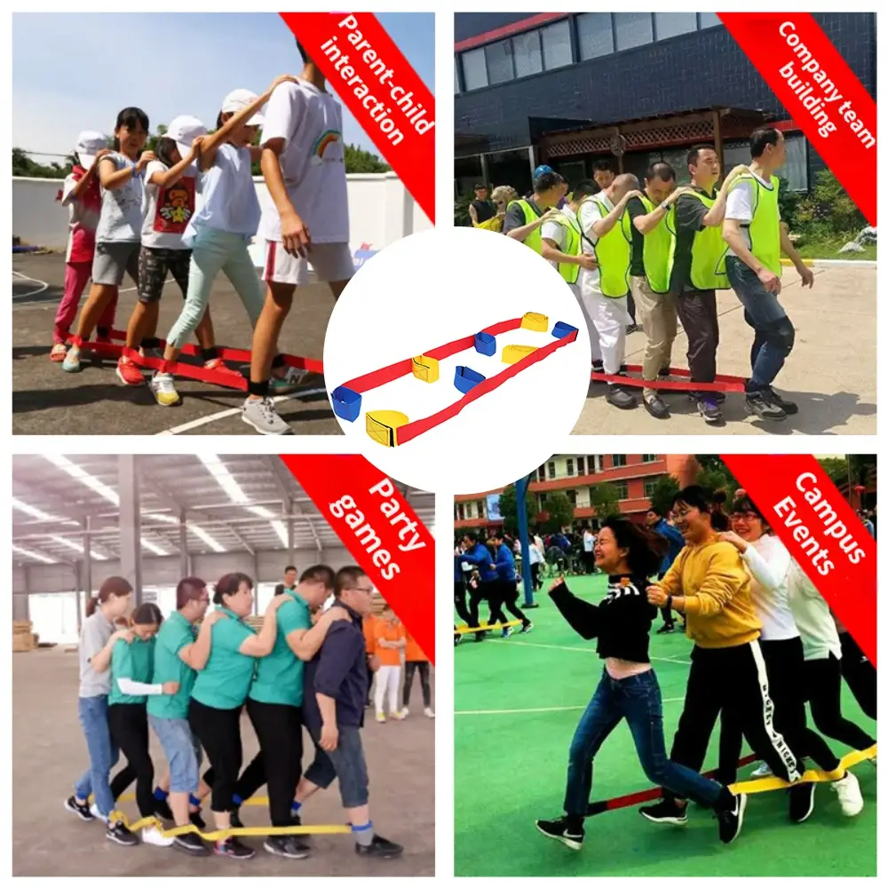 Children Group Outdoor Games Sports Toy Giant Footsteps Group Building Fun Train