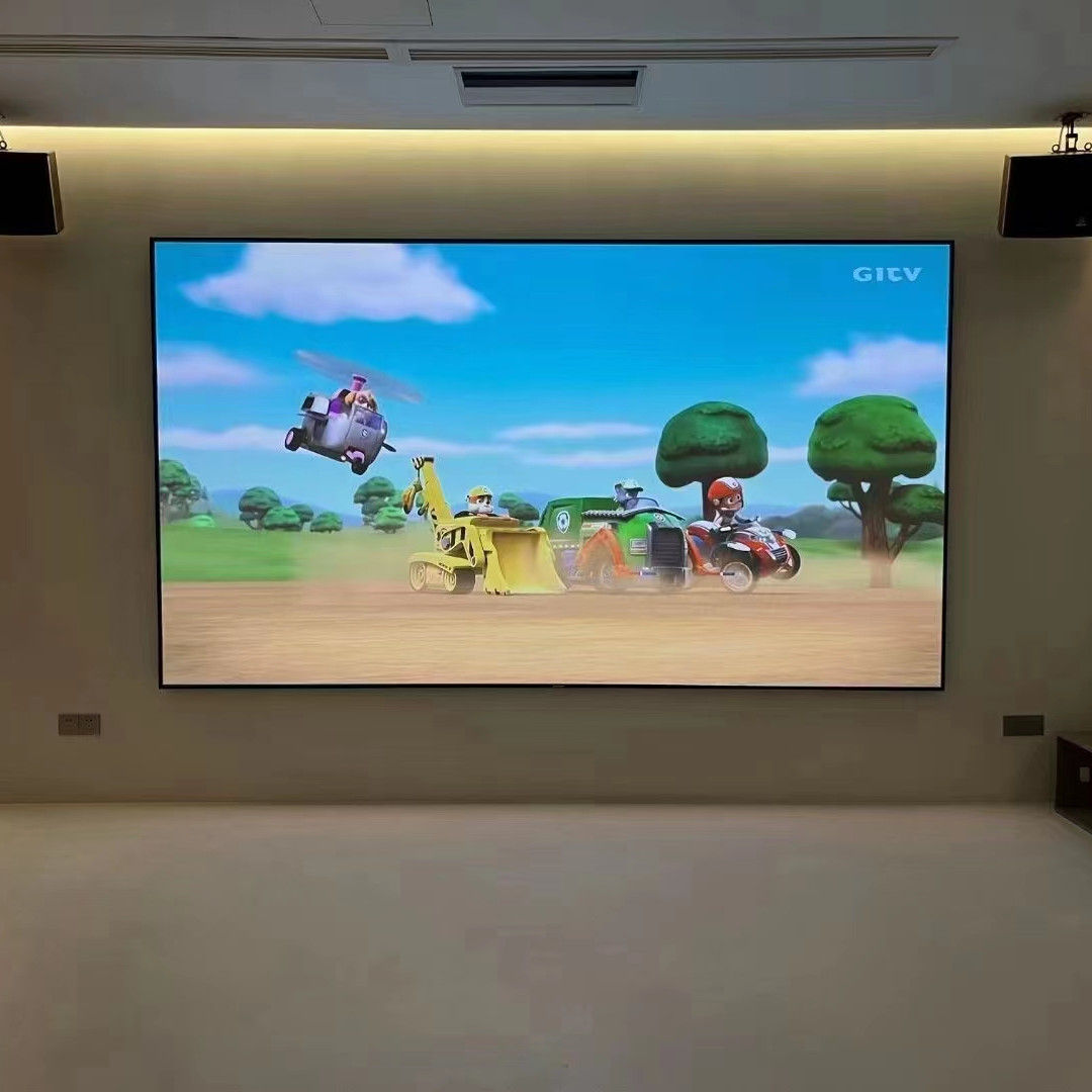 130''-150'' 4K T Prism Ust Ultra Short Throw Projector Fixed Frame ALR Screen Am