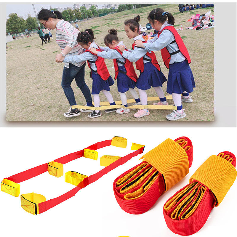 4 People Giant Footsteps Children Outdoor Sports Toys Game Training Equipment Fo