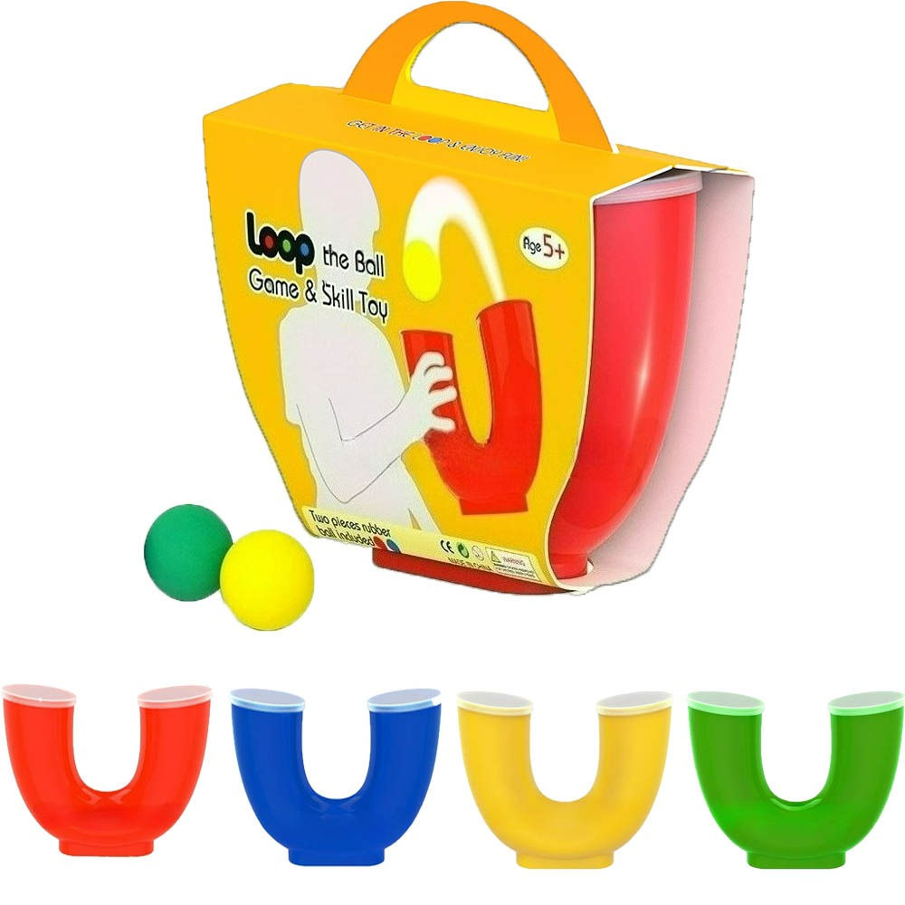 Outdoor Play Sports Games Multiplayer Juggling Balls Skill Toy with 2 Balls Hand