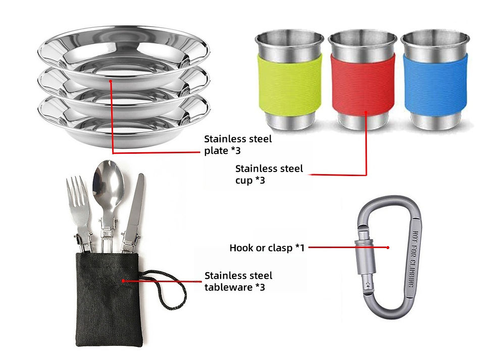 Thumbnail: 2026 NEW Outdoor Camping Cookware Set for 2-3 Persons Including Folding Pot Kett
