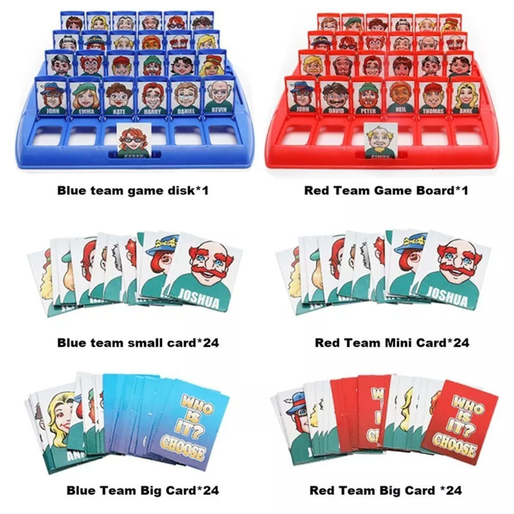 Guess Who? Board Game with Classic Characters Memory Training Puzzle games Class