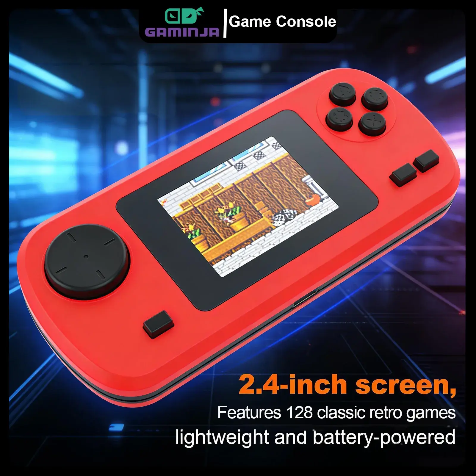 GAMINJA GC32 Classic Retro Handheld Game Console Portable Video Game Player 2.4