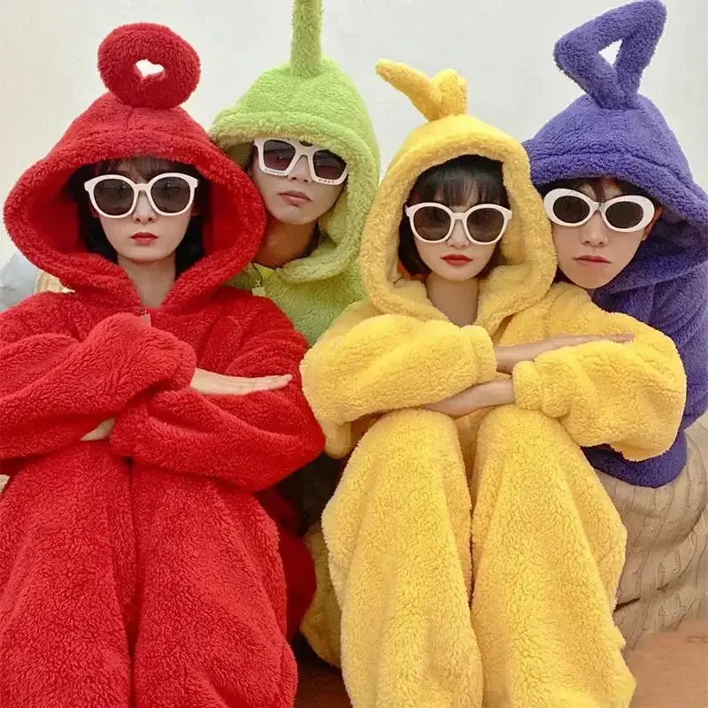 Cosplay for Adult Costume Home 4 Colors Funny Tinky Winky Anime Laa-Laa Po Soft