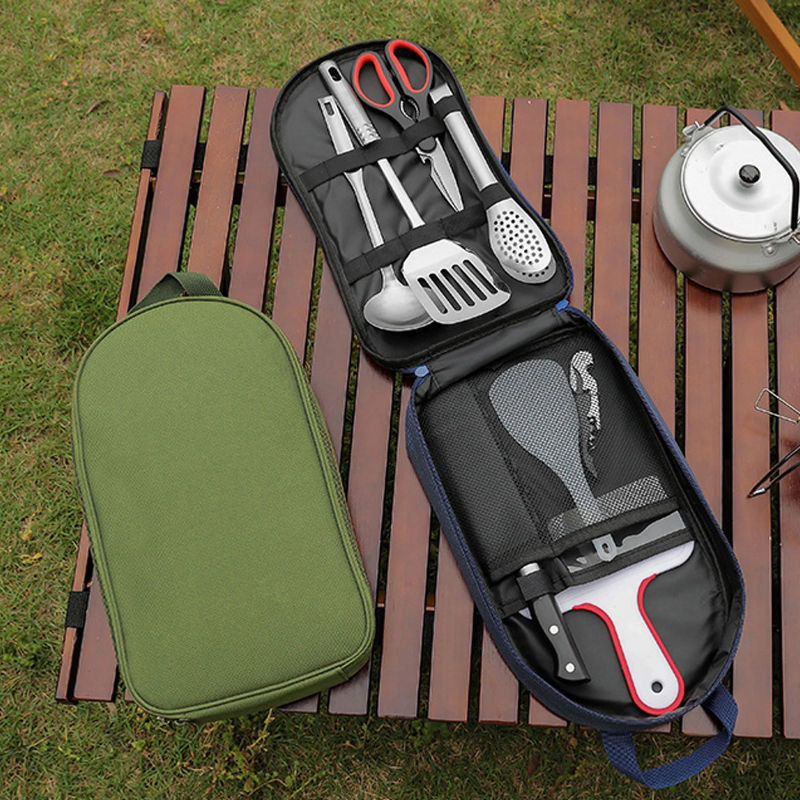 Waterproof Tableware Storage Bag High Quality Oxford Cloth Outdoor Kitchenware O