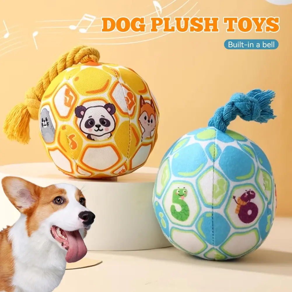 Dog Soccer Ball Outdoor Dog Toys Soft Elastic Toy Ball Soft Gentle Giggle Ball D