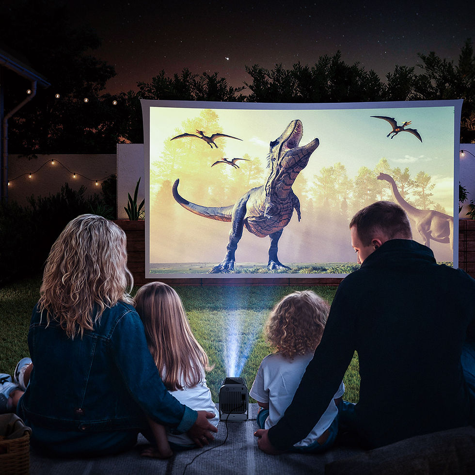 Thumbnail: New Hy300 Pro Hy500 Android 13 1080P Projector 4K Android Smart Bluetooth Wi-Fi 