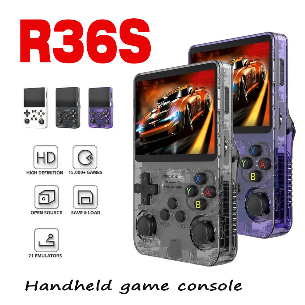 R36S new retro game console 3.5-inch Linux open-source system portable handheld