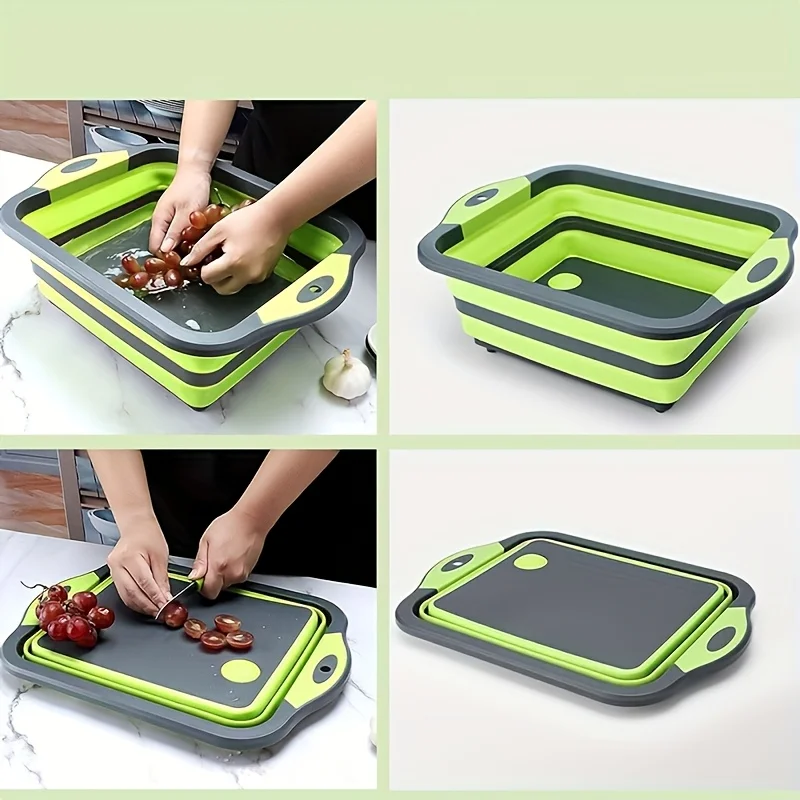 Portable Space Saving Basin with Built-in Sink and Storage Function - Perfect fo