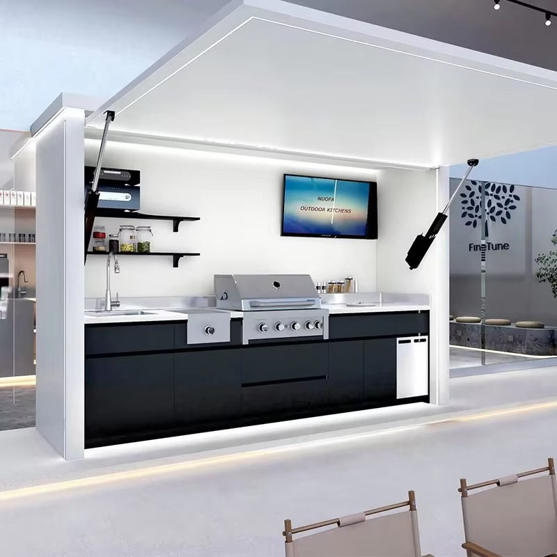 Custom Outdoor Kitchen for Sale BBQ Grill Camping BBQ Kitchen Outdoor Set Outdoo