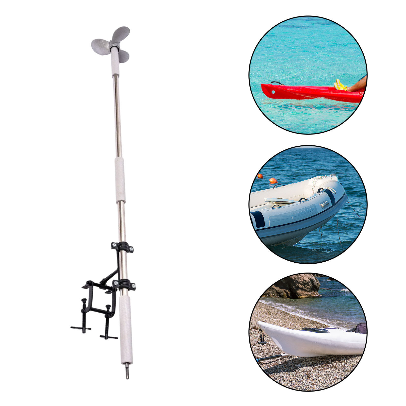 Drill Powered Boat Propeller Portable Underwater Trolling Motor Thruster for Kay