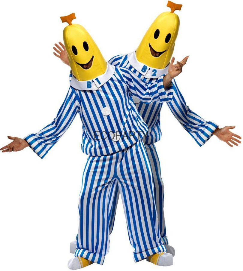Cosplay Bananas in Pyjamas Costume TV Show Costume Bananas in Pajamas Costume Ba