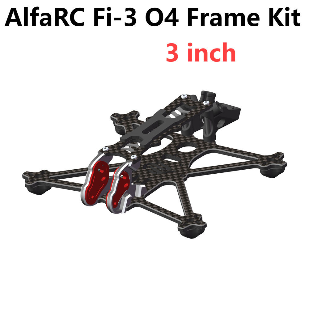 AlfaRC Fi-3 O4 Frame Kit FPV RC Racing Drone for DJI O4 Air Unit Caddx Ratel 130