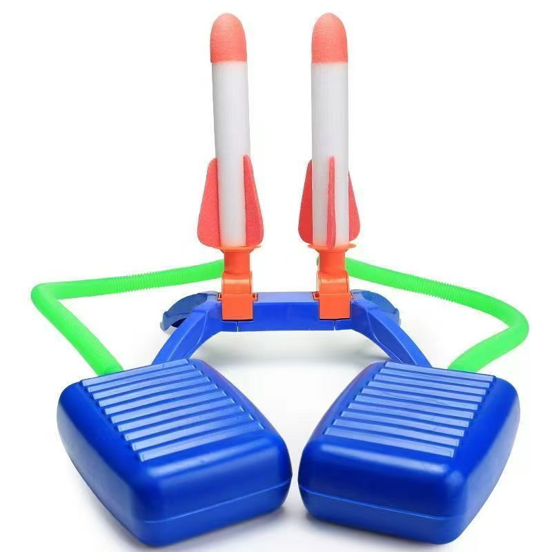 Thumbnail: Kids Outdoor Rocket Foot Pump Outdoor Air Pressing Soaring Rocket Suit Jumps Air